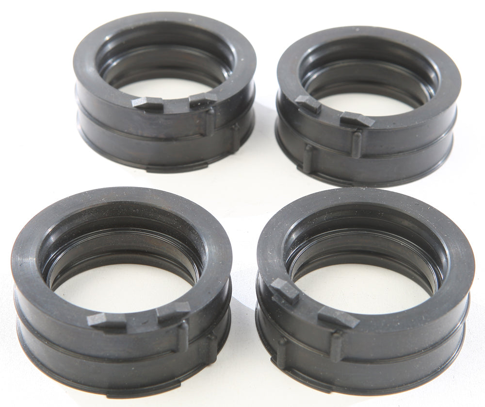 K&L Carburetor Boot and Holder for intake and fuel system, shown in black rubber with mounting clips and connection openings.