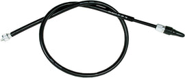 Motion Pro black vinyl Speedo cable 70-3017 for motorcycle, showing the flexible cable with black vinyl coating.