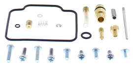 All Balls carburetor rebuild kit 226-1595 for intake, carburetor, and fuel system, shown with various gaskets and components.