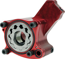 Load image into Gallery viewer, Feuling Race Series engine oil pump 811-07050 with metal construction and gear mechanism for high-performance motorcycle engines.