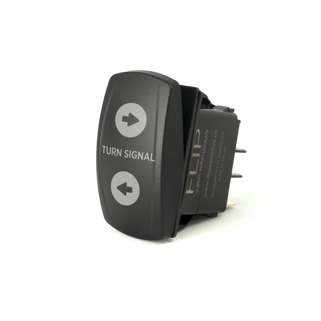 FLIP Switch Products Pro Series backlit turn signal switch for vehicles, featuring durable design and easy installation.