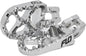 Chrome Flo Motorsports Flo Footpeg for KTM and Husky motorcycles, showcasing durable foot controls with a sleek finish.