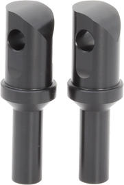 Flo Motorsports passenger clevis foot control for Indian Challenger motorcycle, durable metal part with mounting hardware.
