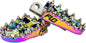Flo Motorsports Moto Style Footpeg Set Jet Fuel, 2x3.125 inches, durable motorcycle footpegs for enhanced grip and style.
