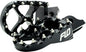 Flo Motorsports Pro Series Foot Pegs in black for KTM and Husqvarna motorcycles, durable aluminum foot pegs for off-road riding.