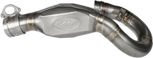 Load image into Gallery viewer, FMF Racing Megabomb stainless steel exhaust header for Kawasaki motorcycle, showcasing the durable exhaust component.