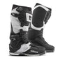 Gaerne SG22 motocross boots in black and white, size 12, featuring durable construction and secure ankle protection.
