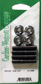 Gardner-Westcott exhaust stud kit with 10 stainless steel fasteners for automotive exhaust systems.