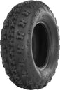 GBC Tire XC Master front tire 21x7-10 bias tire with LR235lbs, showing tread pattern on off-road terrain