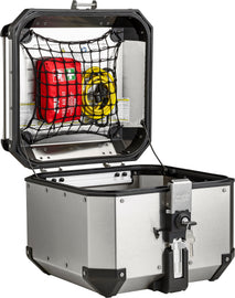 GIVI Outback Elastic Net Inner Top Case 42 Liter accessory with adjustable straps and durable fabric for motorcycle storage.