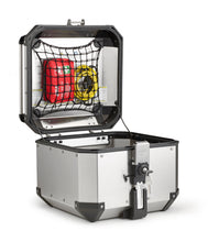 Load image into Gallery viewer, GIVI Outback Elastic Net Inner Top Case 58L for motorcycle, shown with mesh and straps for secure storage attachment