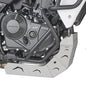 GIVI skid plate HON 270-6600 body protection for motorcycle, showing durable black metal construction with mounting points