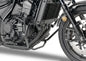 GIVI Engine Guards Hon 270-6141, durable black guards designed to protect motorcycle engine components.