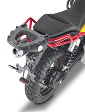 Load image into Gallery viewer, GIVI top case hardware and fasteners for secure mounting, showing metal fittings and brackets for motorcycle luggage.