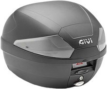 Load image into Gallery viewer, GIVI B29nt2 top case with smoke lens, 29L luggage storage, mounted on motorcycle rear rack, durable GIVI motorcycle accessories