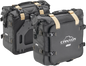GIVI Canyon Adv Saddlebags 25L each in black, motorcycle luggage with secure mounting for adventure riding.