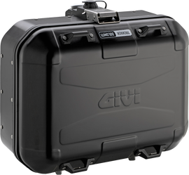 Black GIVI Dolomiti Monokey luggage case with 30-liter capacity, designed for motorcycle storage and travel.