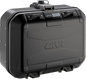 Black GIVI Dolomiti Monokey luggage case with 30-liter capacity, designed for motorcycle storage and travel.
