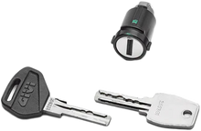 Load image into Gallery viewer, GIVI Evo Smart Case lock set for Obkev luggage case, durable security locks for GIVI motorcycle luggage.