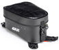 GIVI GRT716 waterproof tankbag with strap mount, 10-liter capacity, for motorcycle luggage storage, shown in the image.