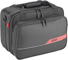 Load image into Gallery viewer, GIVI Inner Liner Bag Dolomiti 30L in black, designed for GIVI luggage, showing the bag inside a motorcycle luggage compartment.