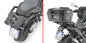 Black GIVI rear rack for BMW Monokey luggage system, designed for secure motorcycle luggage mounting.