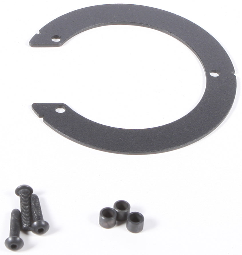 GIVI Tanklock Mount 270-6019 for motorcycle luggage, showing metal mounting plate and attachment mechanism on a bike tank