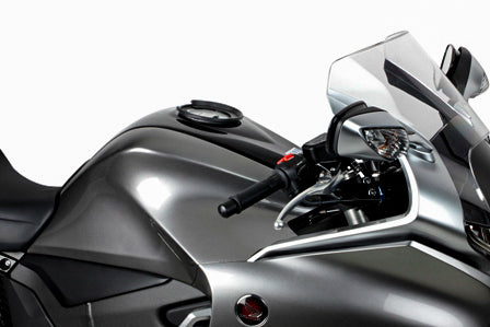 GIVI Tanklock Mount 270-6023 for motorcycle luggage, shown attached to a bike's fuel tank with secure mounting hardware.