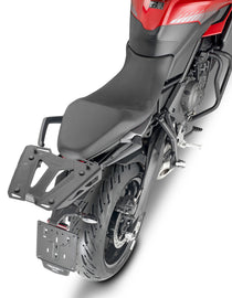 GIVI Monorack sidearms for specific rear rack, motorcycle mounts and brackets, black metal construction, compatible with GIVI luggage systems