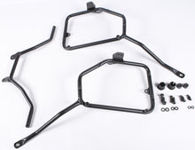 Load image into Gallery viewer, GIVI side case hardware mount brackets for motorcycle side cases, model 270-6216, in black metal with mounting holes.