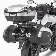 Load image into Gallery viewer, GIVI V35 side case hardware mount bracket, durable metal brackets for motorcycle luggage attachment.