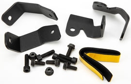 GIVI V35 side case hardware and brackets for mounting side cases without top case on a motorcycle.