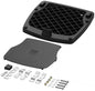 GIVI top case hardware mount bracket for motorcycle luggage, shown in metal with mounting points and secure attachment features.