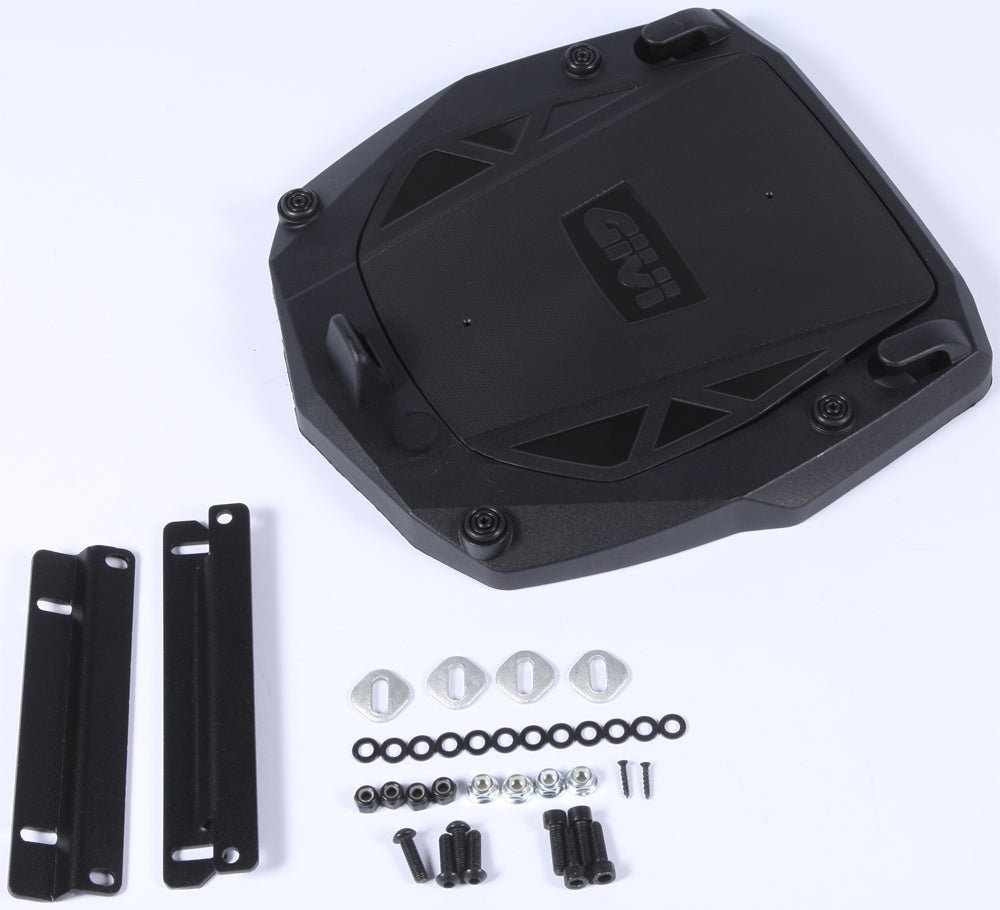 GIVI top case hardware mount bracket for secure installation of GIVI motorcycle top cases.