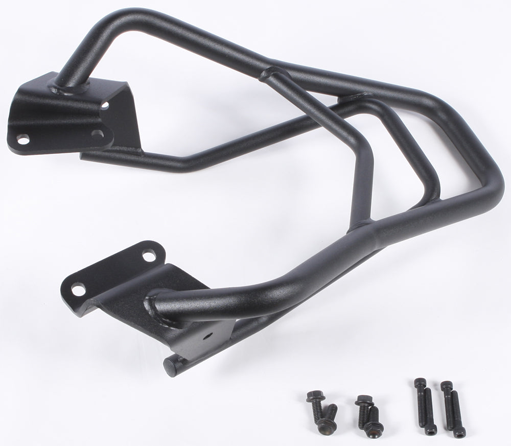 GIVI top case hardware mounting brackets for motorcycle, image showing black metal mounts and brackets for secure attachment