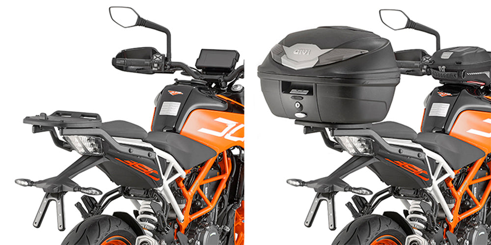 GIVI Top Case Hardware 270-6393 mounts and brackets for motorcycle luggage, shown in a close-up image of the metal hardware components.