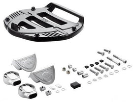 GIVI top case mounting plate 270-6201 for motorcycle luggage brackets, shown in close-up view of the mounting hardware