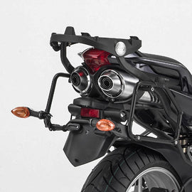 GIVI Top Case Sidearms 270-6262 mounts and brackets for motorcycle top case, shown attached to bike frame.