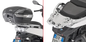 Silver GIVI top case hardware for Monokey and Monolock BMW motorcycle top cases, model 270-6772, with durable metal construction.