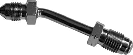 Chrome Goodridge clutch hose adapter with 3/8-24 inverted flare, 10-degree fitting for hydraulic clutch systems.