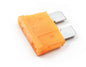 Grote Atc fuse 5A pack of five, electrical safety device with a clear plastic cover and metal fuse elements for circuit protection.