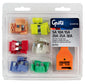 Grote ATC fuse assessment pack with 42 electrical fuses in a compact package for automotive or electrical applications.