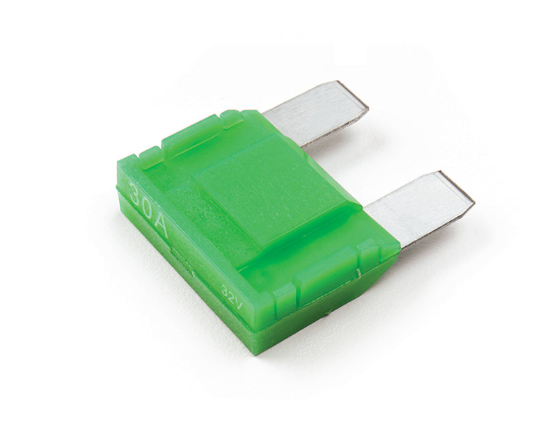 Grote Max Fuse 30A electrical fuse with clear plastic casing and metal contacts, designed for electrical circuit protection.