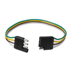 Grote 12-inch 4-wire trailer extension cable with connector for vehicle towing and trailer wiring connections.
