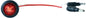 Grote Micronova round LED red light with grommet, model 58-9505R, mounted on a vehicle or equipment surface