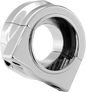 Chrome Hawg Halters Inc throttle housing with dual cable thread-in, designed for motorcycle throttle control.