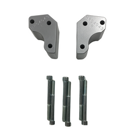 HeliBars handlebar risers 281-0303, adjustable motorcycle handlebar risers installed on a bike for improved comfort.