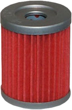 Load image into Gallery viewer, Hiflofiltro Oil Filter 550-0132, a replacement oil filter for motorcycles, showing the brand logo and filter design.
