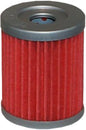 Hiflofiltro Oil Filter 550-0132, a replacement oil filter for motorcycles, showing the brand logo and filter design.
