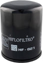 Hiflofiltro Oil Filter 550-0621, a replacement oil filter for motorcycles, showing the filter with branding and packaging.